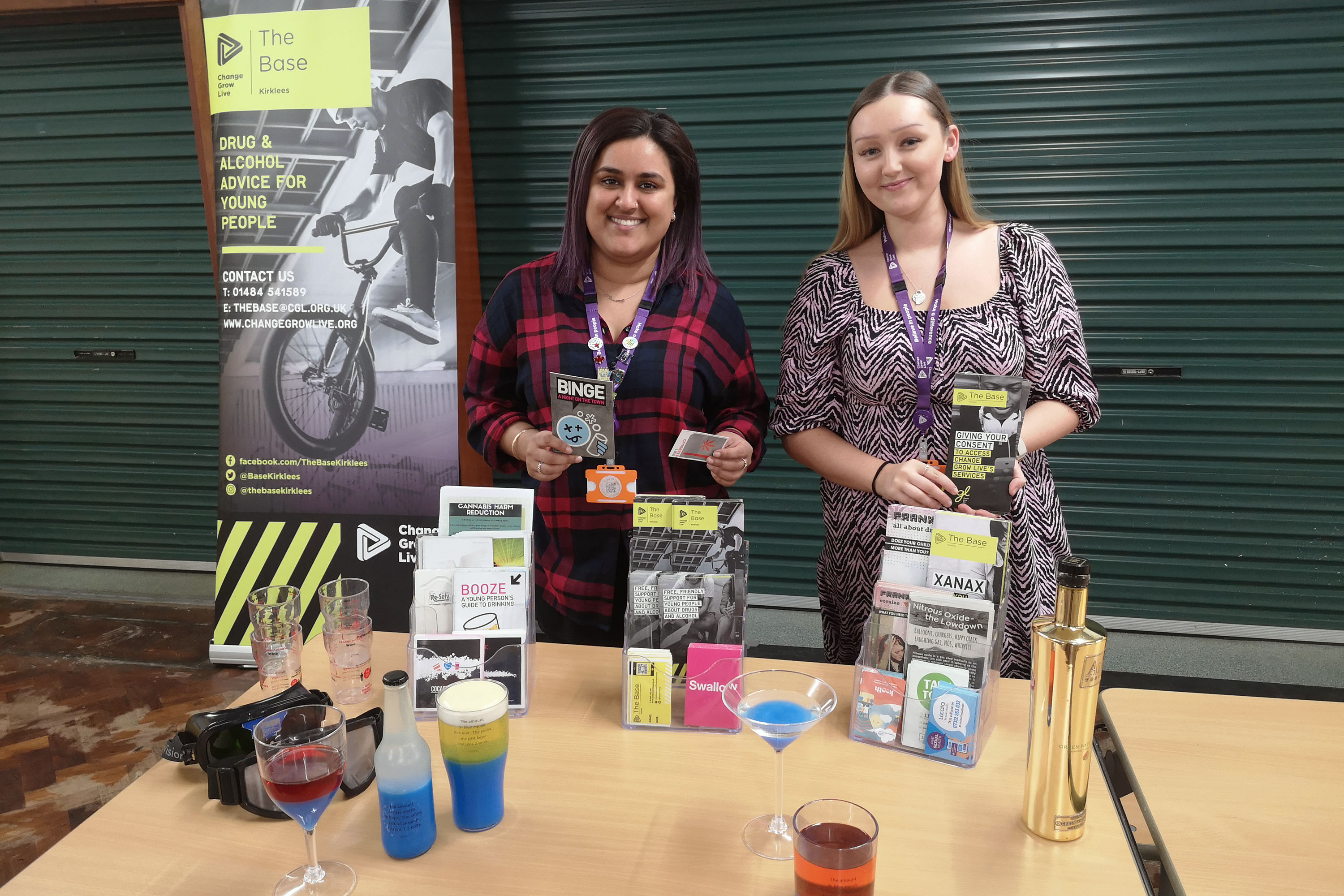 Sophie Garforth and Preeti Nayan from The Base